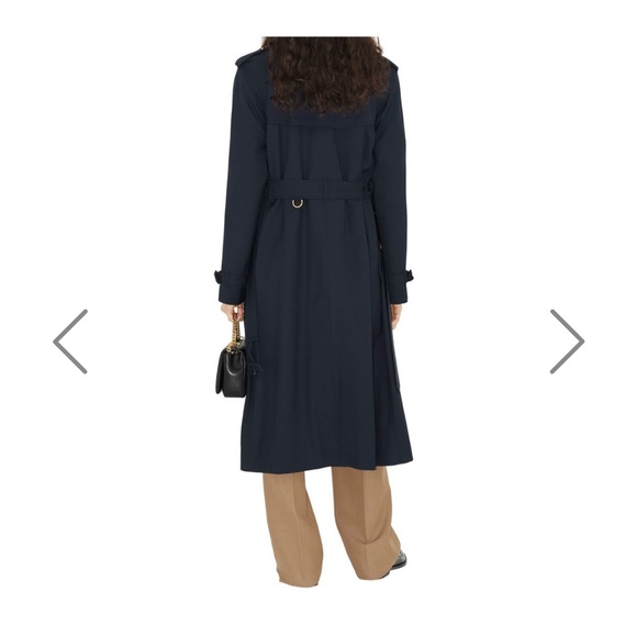 Burberry Chain-link button viscose twill trench coat US 2 (UK 4) - Picture 3 of 9